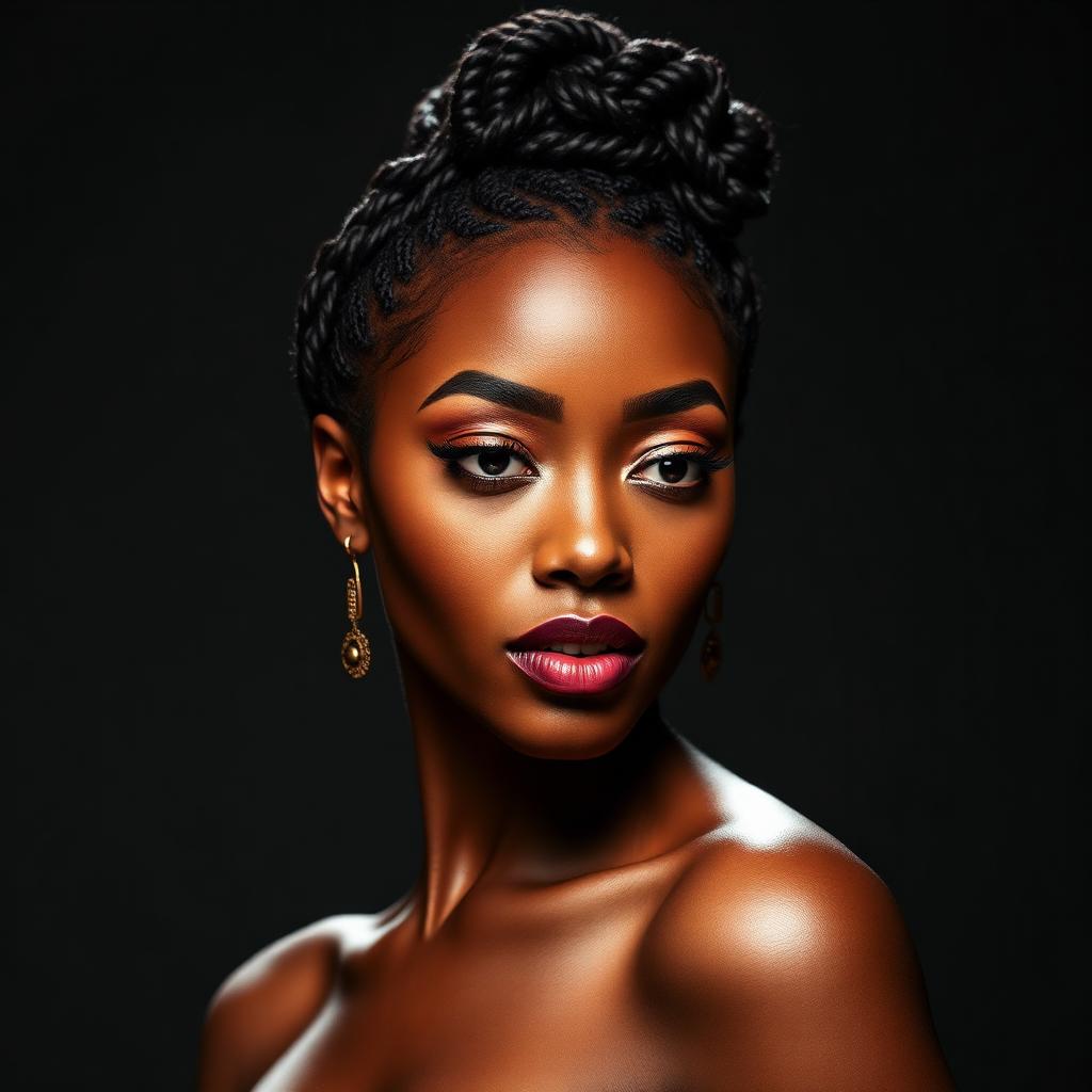 Updo africain